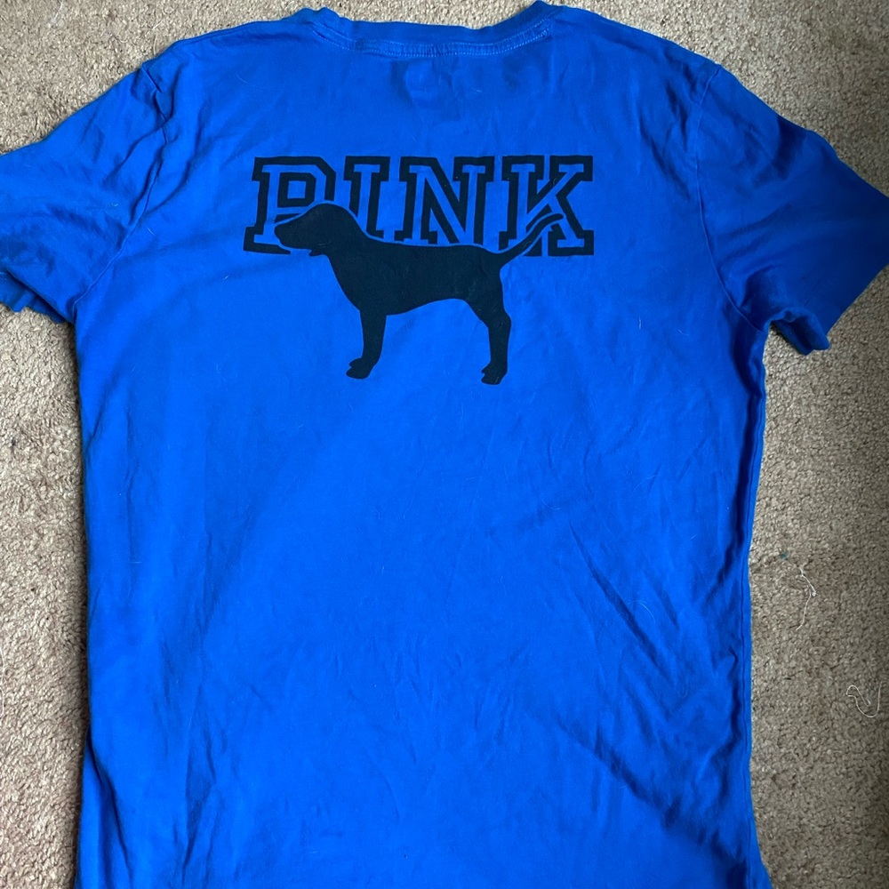 PINK Victorias Secret Blue Tee